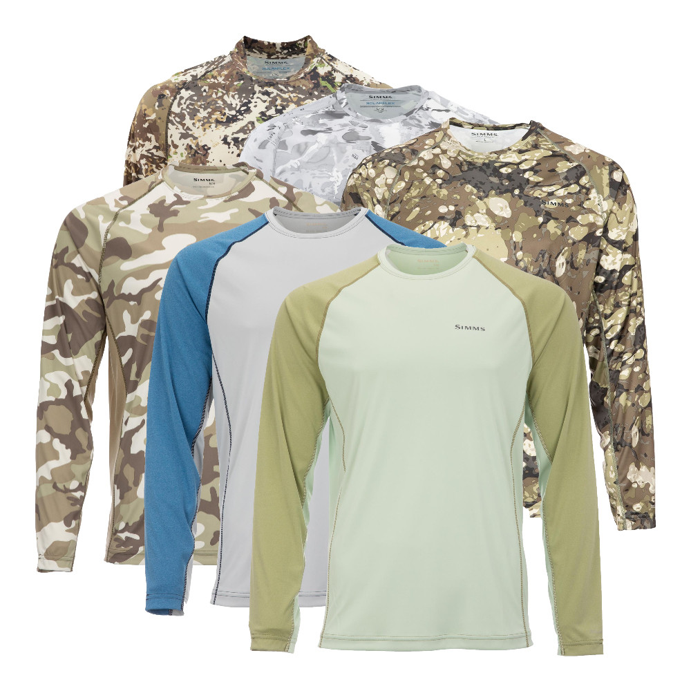 Simms SolarFlex Crewneck Shirt OUTLET Sonnenschutz Hemd