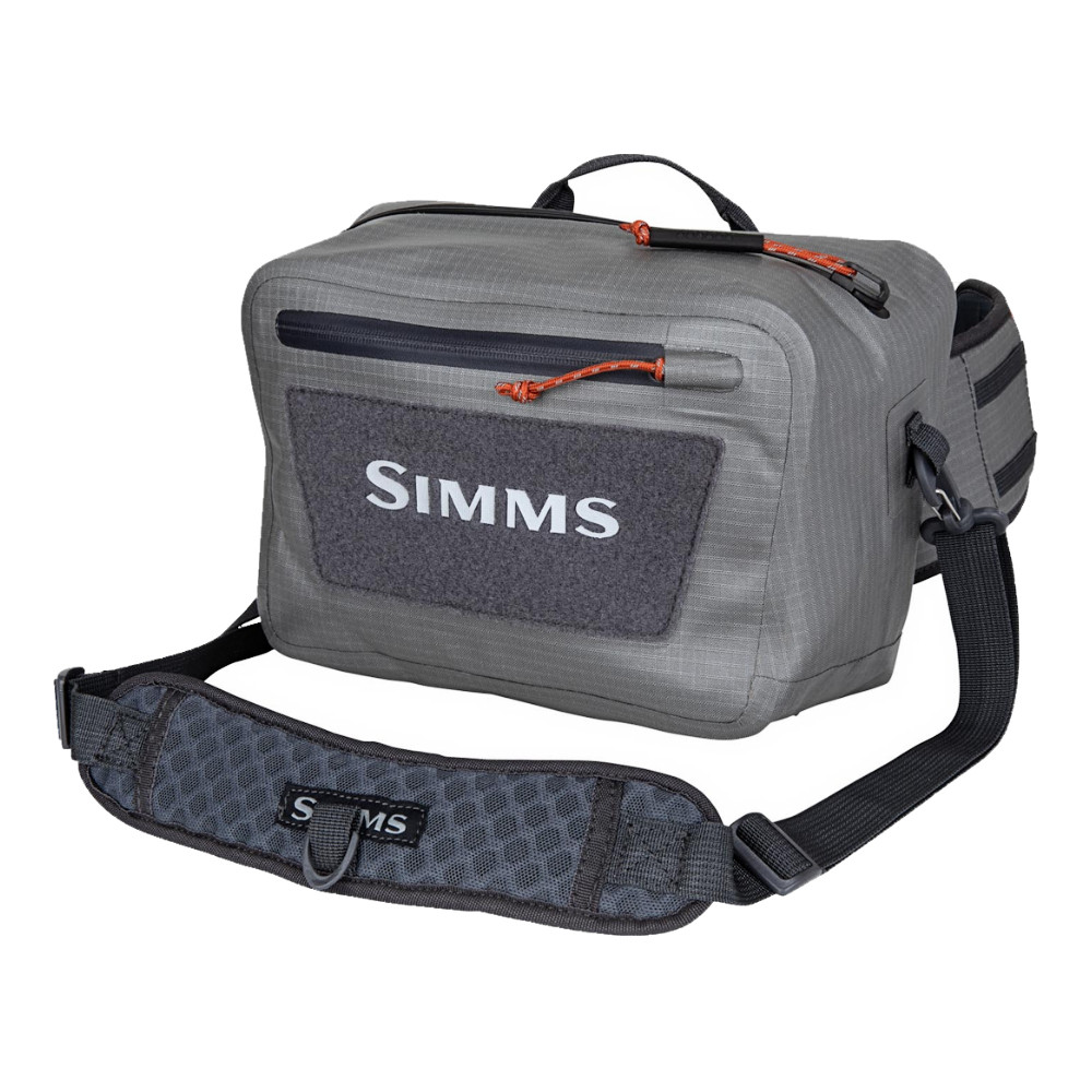 Simms Dry Creek Z Hip Pack Hufttasche wasserdicht 8L steel flyfishingeurope shop
