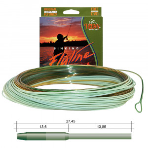 Jim Teeny 25' Phantom Tip Stillwasser-Spezial-Fliegenschnur
