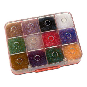 Dubbing Dispenserbox Tactical Microflash UV Dubbing Selection - Fulling Mill