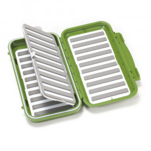 C&F Design wasserdichte Fliegendose oliv Large 40 Reihen und Flip Page 3510F