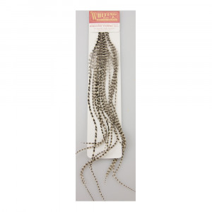 Whiting 100 Hechel Federn Pack grizzly