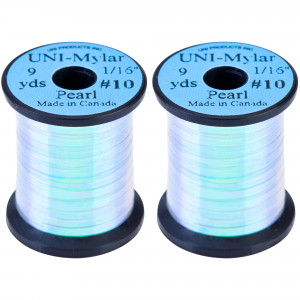 UNI Pearl Mylar Tinsel zum Fliegenbinden unter Fliegenbindematerial bei Flyfishing Europe