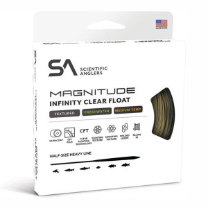 Magnitude Infinity buckskin/Clear Head Scientific Anglers Fliegenschnur