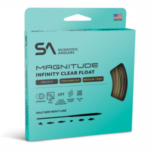 Magnitude Smooth Infinity buckskin/10' Clear Tip Scientific Anglers Fliegenschnur