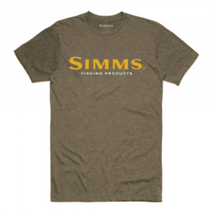 Simms Logo T-Shirt olive heather
