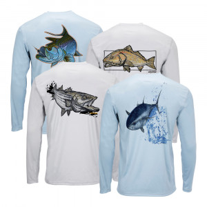 Simms Solar Tech Tee Ocean Collection Sonnenschutzshirt