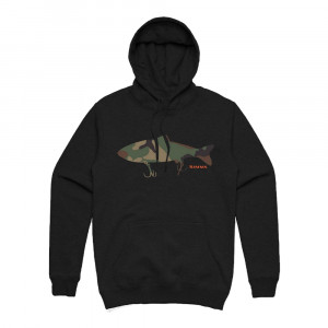 Simms Bass Destruction Hoodie Kapuzenpullover black