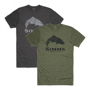 Simms Wood Trout Fill T-Shirt