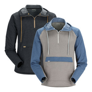 Simms Vermilion Hoody Quarter Zip Sweater