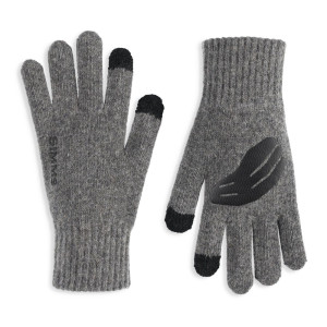 Simms Wool Full Finger Glove steel Handschuhe