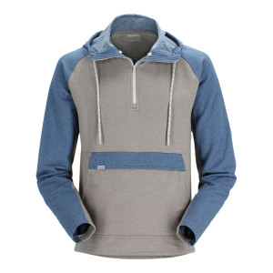 Simms Vermilion Hoody steel heather - navy heather