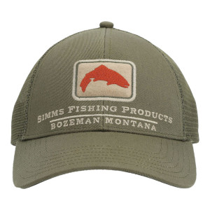 Simms Trout Icon Trucker riffle green