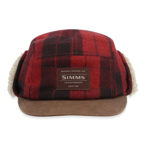 Simms Coldweather Cap gefuetterte Schirmmuetze red buffalo plaid