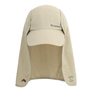 Simms Bugstopper SunShield Cap stone Sonnenschutzkappe mit Insect-Shield