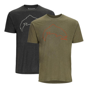 Simms Trout Outline T-Shirt