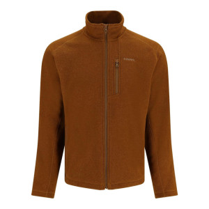Simms Rivershed Full Zip Sweaterjacke cobia heather
