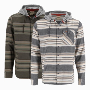 Simms Santee Flannel Hoody Flanell-Kapuzenhemd