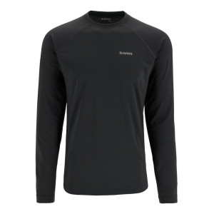 Simms Lightweight Baselayer Top carbon Shirt