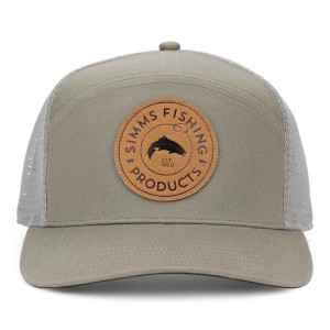 Simms 7-Panel Trucker Cap Kappe bay leaf