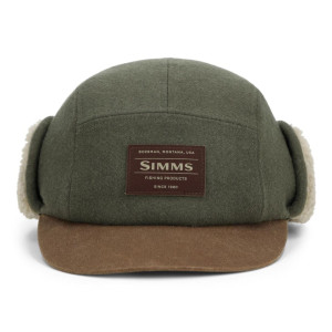 Simms Coldweather Cap gefuetterte Schirmmütze loden