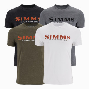 Simms Logo T-Shirt Kurzarm-Shirt