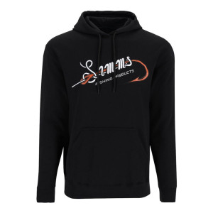 Simms Hook and Loop Hoody black Kapuzenpullover Vorderansicht