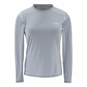 Simms Womens Solarflex LS Crewneck in der Farbe Storm Cloud zum Fliegenfischen bei Flyfishing Europe