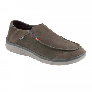 Simms Westshore Leather Slip On Schuh hickory