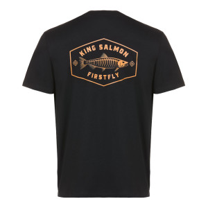 Firstfly King Salmon Icon T-Shirt black Rueckseite