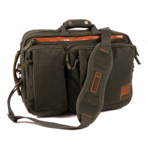 Fishpond Boulder Briefcase peat moss Aktentasche