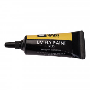 Loon UV Fly Paint rot zum Fliegenfischen bei Flyfishing Europe