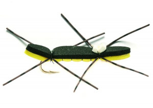 Chernobyl Ant schwarz Trockenfliege Ameise Foam Rubberlegs