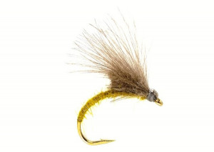 JT Emerger olive 14 Trockenfliege Auskriecher