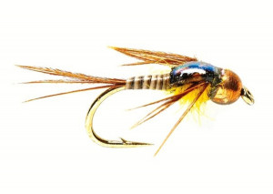 Mayfly Micro Goldkopfnymphe Eintagsfliegenlarve Nymphe