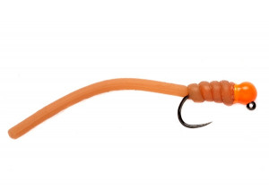 Squirminator Hot Head Jig tan Barbless