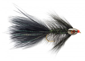 Woolly Bugger black Skullhead Streamer