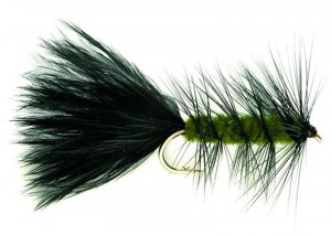 Woolly Bugger olive Weighted Streamer