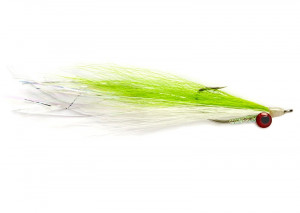 Deep Water Clouser Chartreuse and White Salzwasserfliege