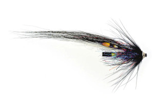 Black Samurai - Lachstubenfliege der Samurai Serie von Frödin Flies