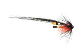 Orange Samurai - Lachstubenfliege der Samurai Serie von Frödin Flies