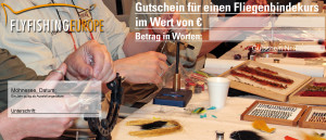 Flyfishing Europe Fliegenbindekurs Gutschein Einsteiger