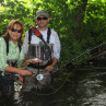 Guiding Fliegenfischen bei Flyfishing Europe Mirjana Pavlic