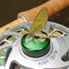 Maifliegen scheinen sie wirklich zu mögen... die Nautilus Mirjana Pavlic´s MP Limited Edition Fliegenrollen zum Fliegenfischen bei Flyfishing Europe