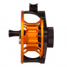 Nautilus X-Series Fliegenrolle XS schwarz orange Spulenansicht