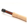 Scott GT Serie Fliegenrute gefraester Aluminium-Rollenhalter mit Cocobolo-Holzeinlage