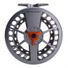 Waterworks-Lamson Speedster HD Fliegenrolle grey/orange Rueckseite