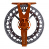 Waterworks-Lamson Force II SL Fliegenrolle orange/grey Rueckseite