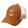 Salmologic Kappe Trucker Cap Terracotta Fliegenfischerkappe bei Flyfishing Europe