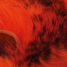 Rabbit Strips Olive Barred Magnum hot orange zum Fliegenbinden unter Fliegenbindematerial bei Flyfishing Europe